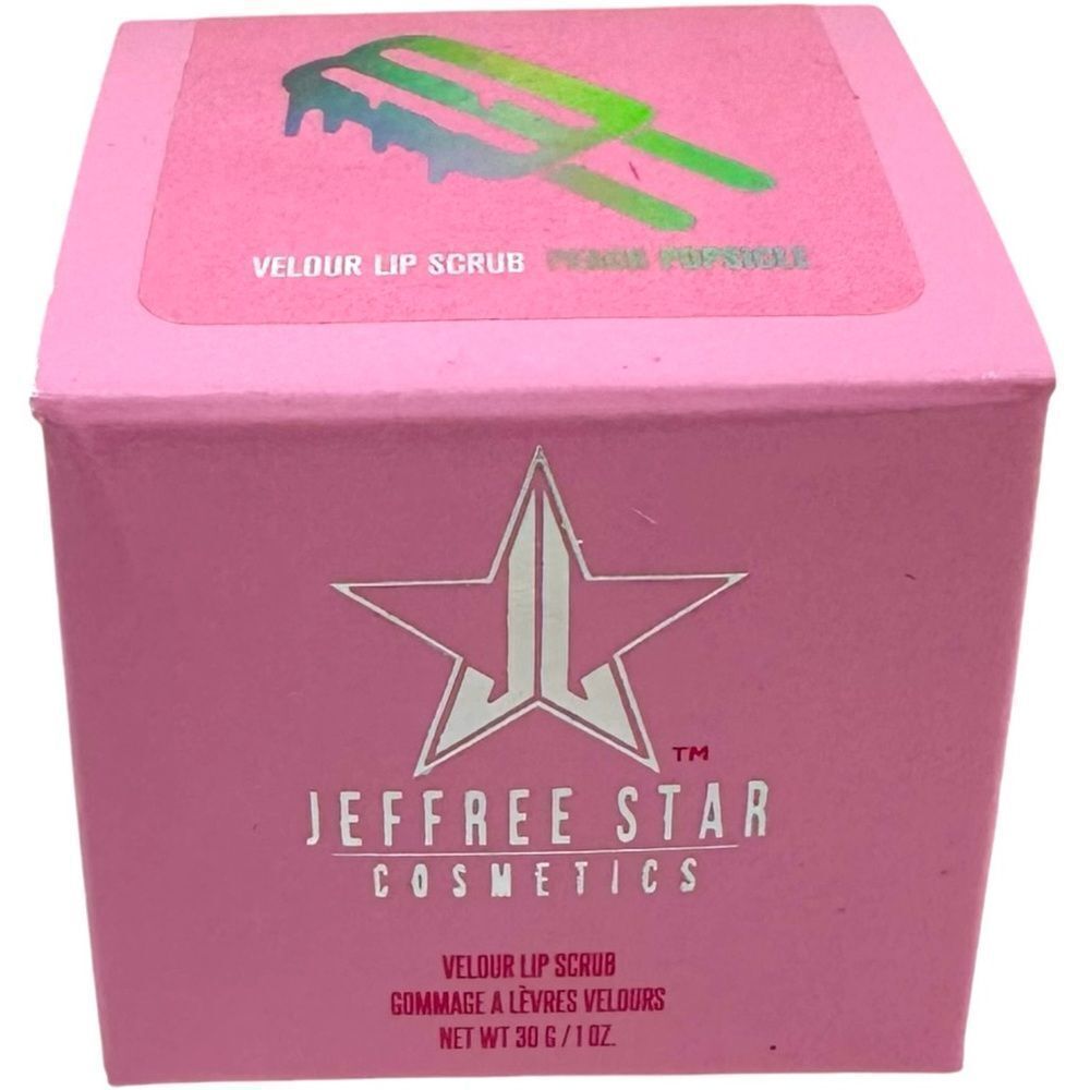 Jeffree Star Cosmetics Velour Lip Scrub in Peach Popsicle NWT RARE